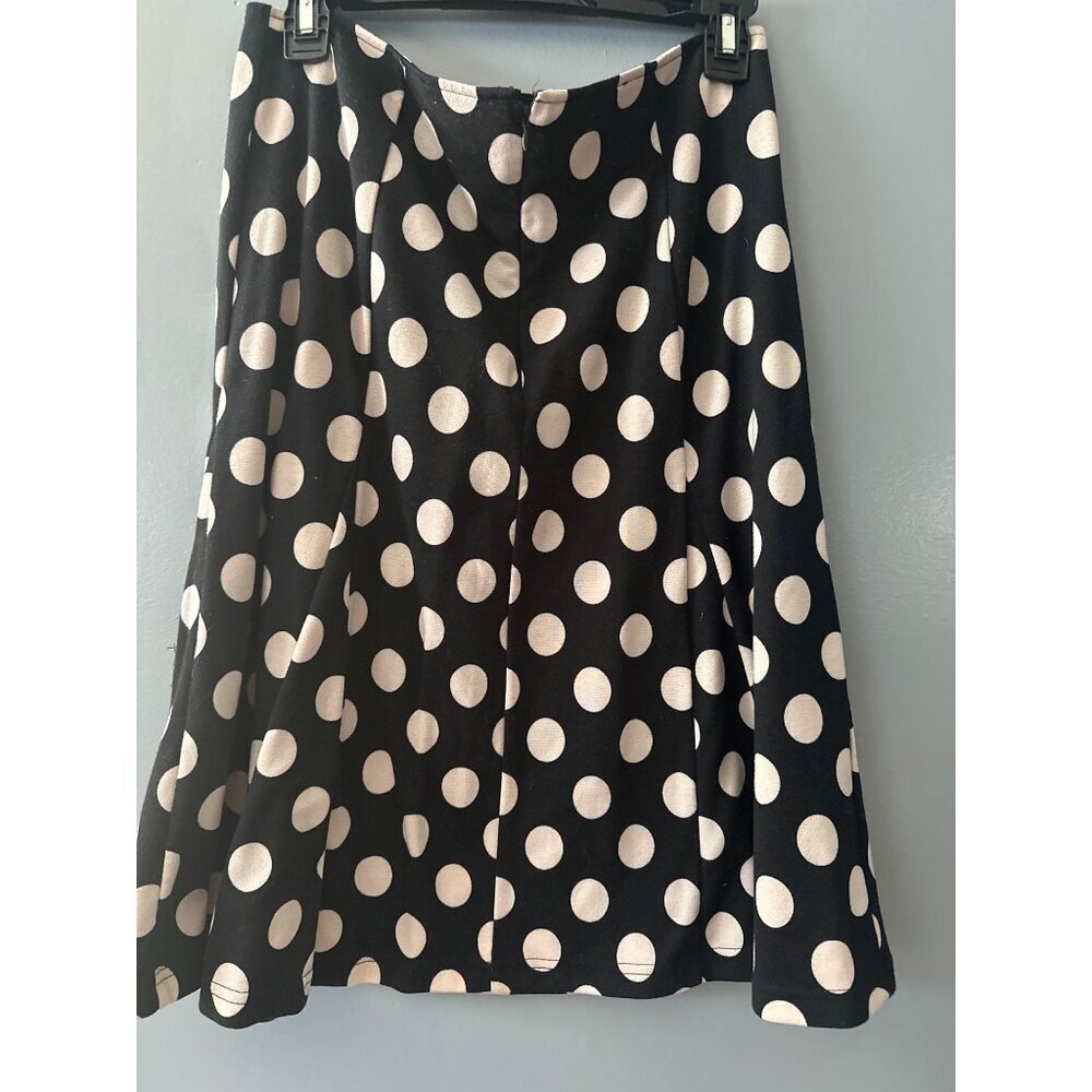 Robbie Bee Polka Dot Skirt Women’s Size 10 Academia Coquette Romantic Chic - Picture 3 of 5